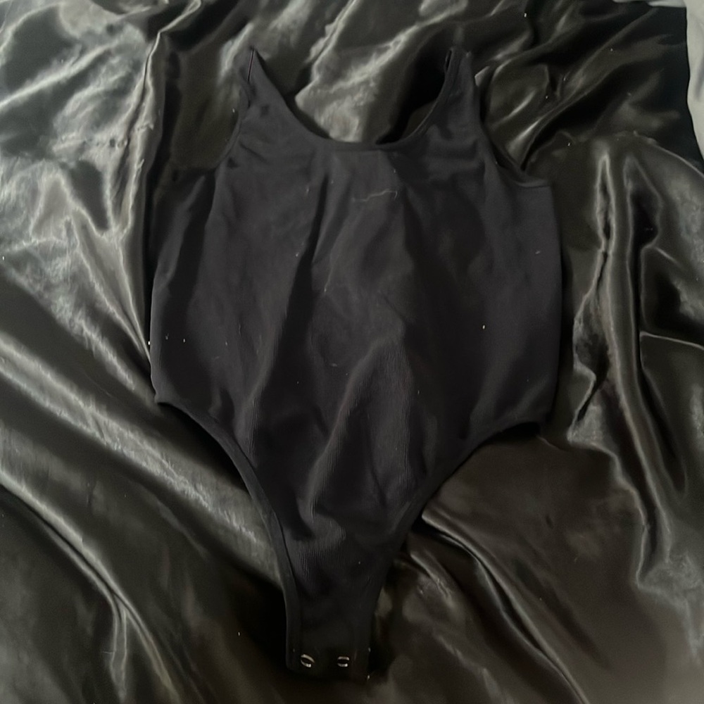 Black BodySuit thong back